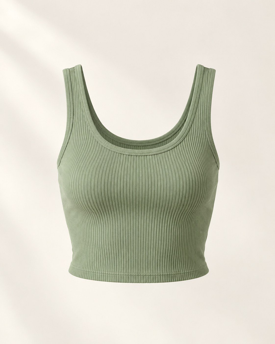 Ribbed Knit Crop Top