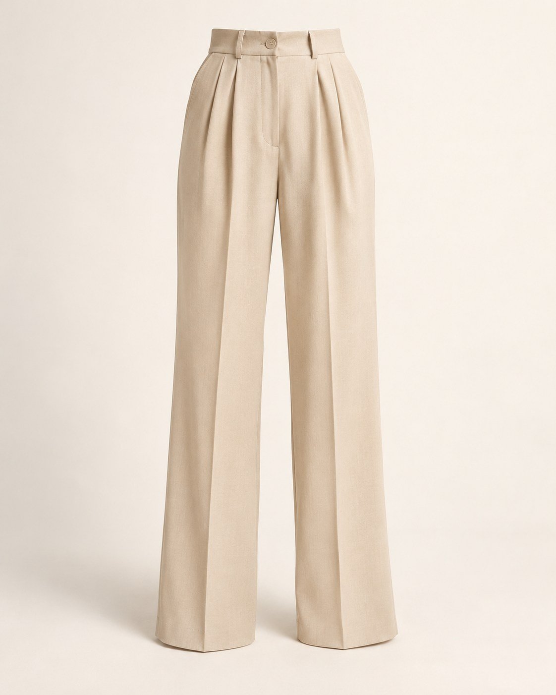 High-Waist Tailored Pants