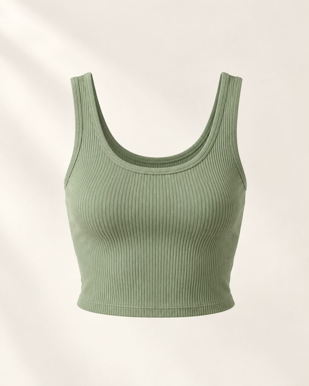 Ribbed Knit Crop Top