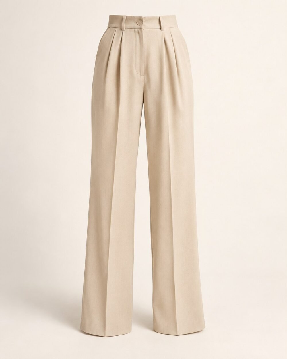 High-Waist Tailored Pants