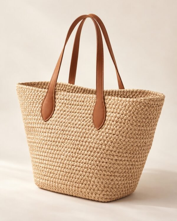 Woven Straw Tote